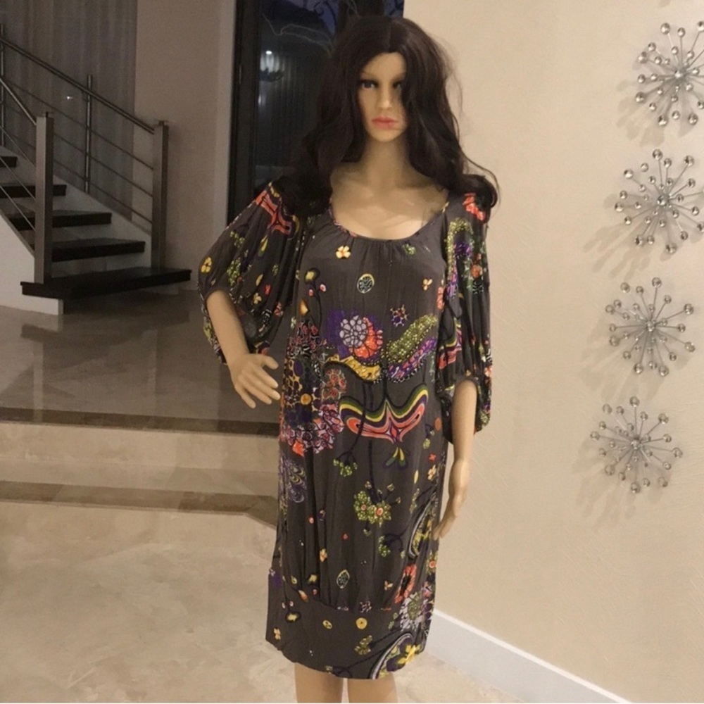 MISS sixty Y2K retro pattern dress T53